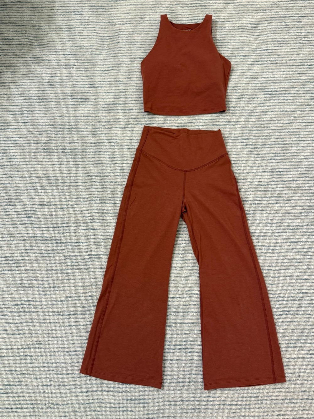 Old Navy Rust Wide-Leg High-Rise Yoga CROP Pant